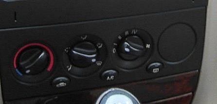 ROVER 75 - panel klimatyzacji manualnej