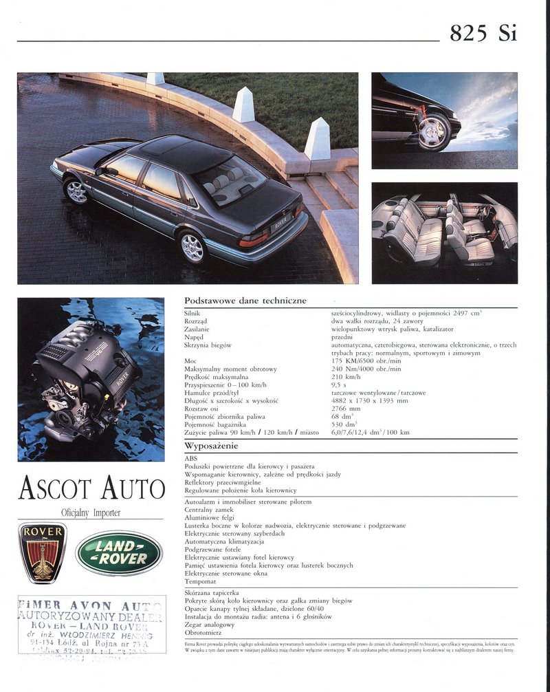 ROVER serii 800